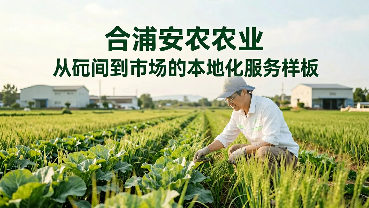 合浦安农农业：从田间到市场的本地化服务样板